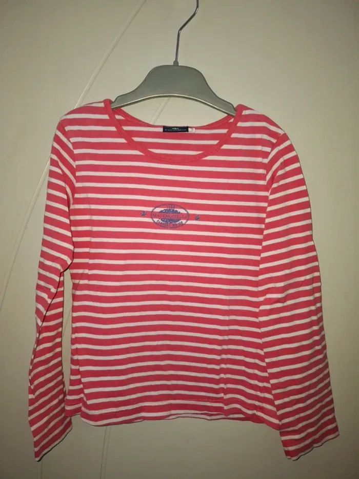 T-shirt manches longues rayés Sergent Major 8 ans