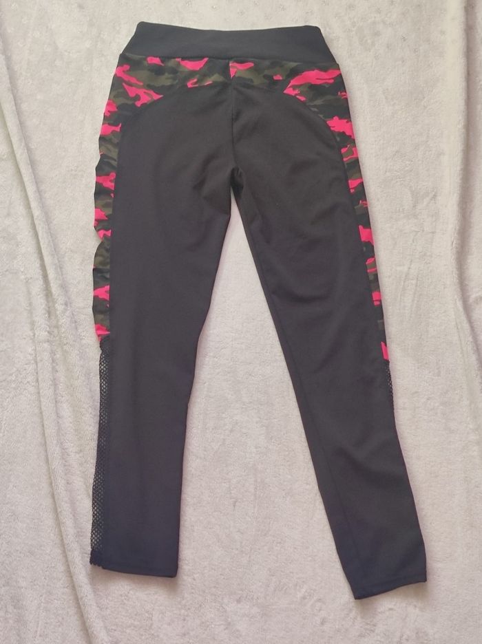 Legging noire imprimée militaire coloré taille L/XL - photo numéro 4