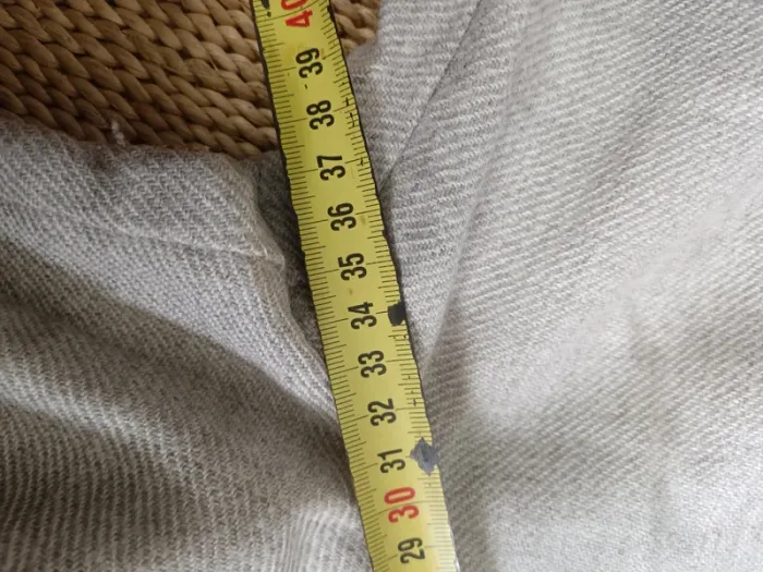 COS "Pantalon large taille haute beige" t. 38 - photo numéro 10