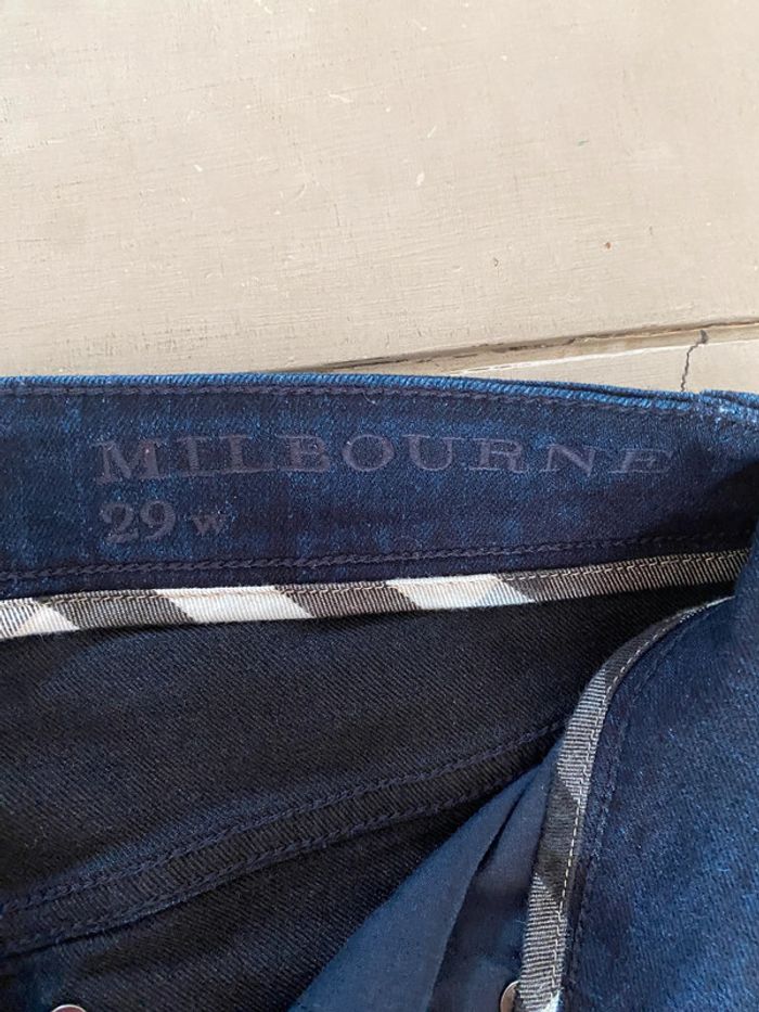 Jeans Burberry modèle Milbourne bleu marine foncé taille S / US 29 - photo numéro 8