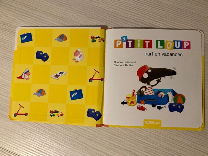 Livre p’tit loup part en vacances - auzou - photo numéro 2