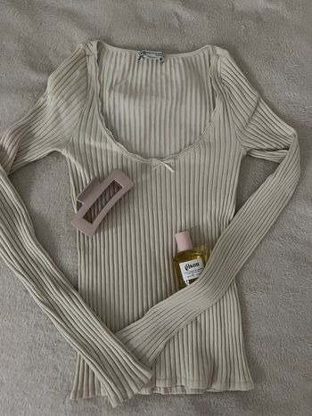 t-shirt beige zara