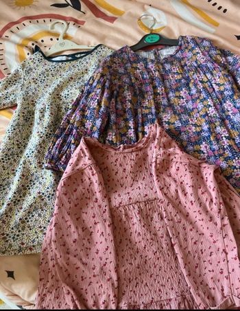 Lot de 3 robes manches longues Zara 3ans