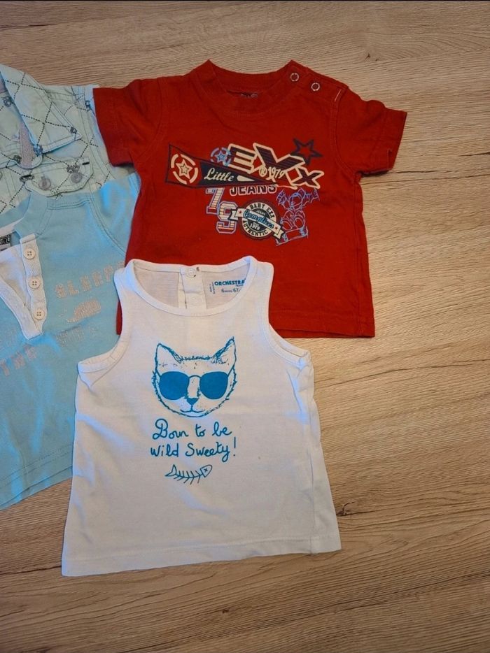 Tee-shirt manches courtes 6 mois - photo numéro 2