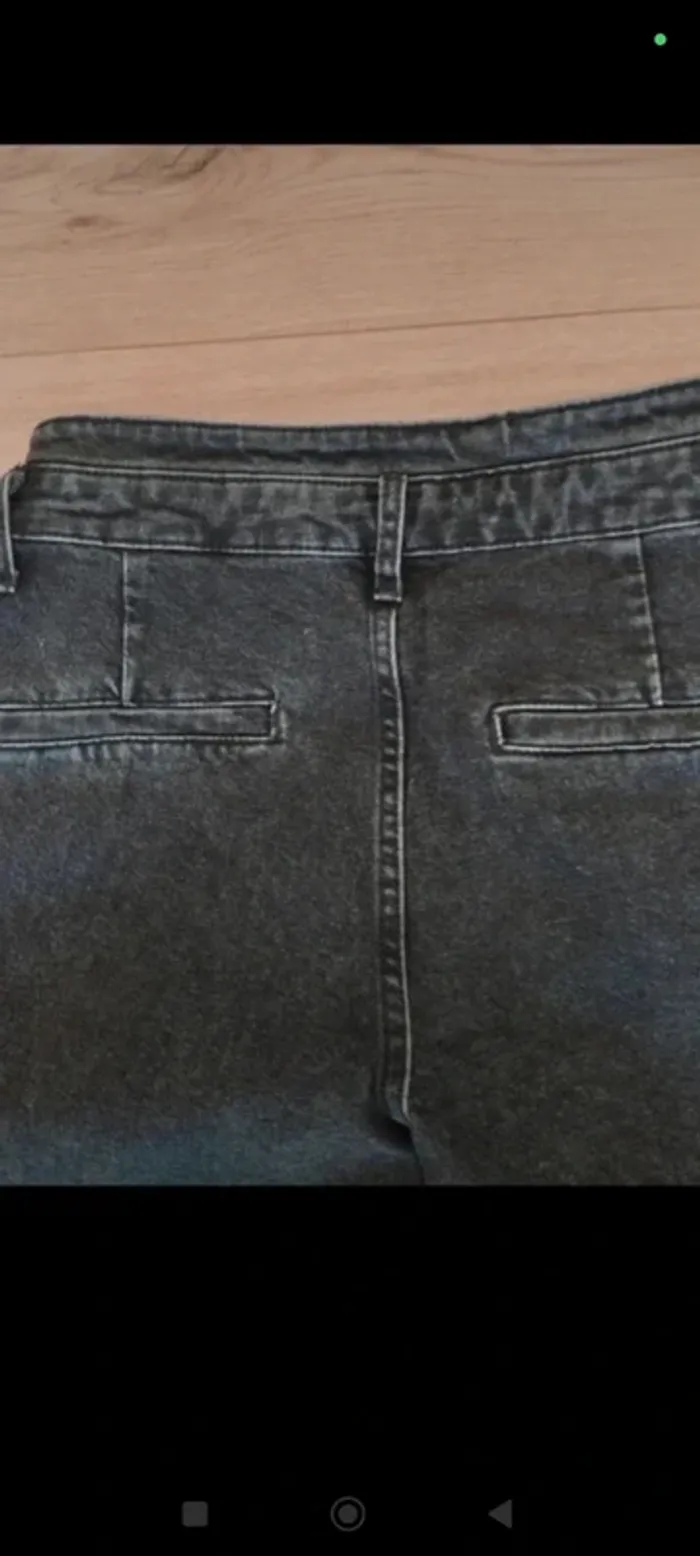 Jean noir mom fit kiabi XS - photo numéro 5