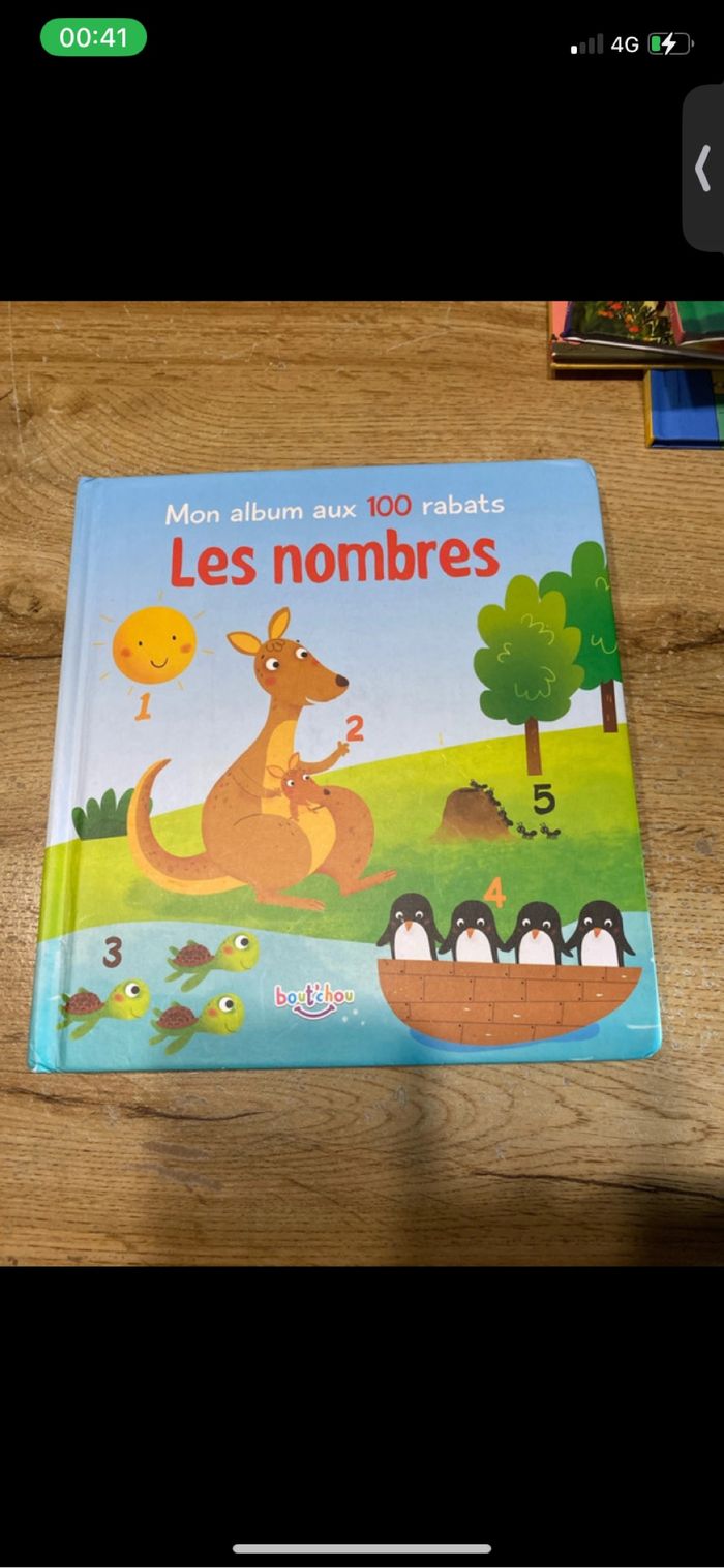 Livre mon album aux 100 rangs les nombres
