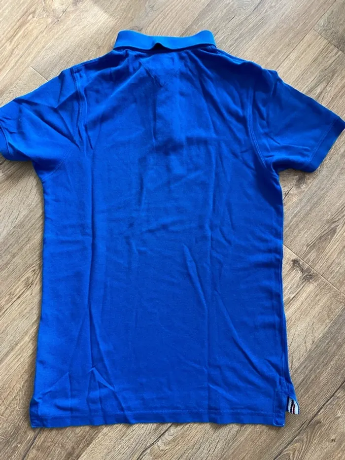 Polo Tommy Hilfiger bleu – Taille M – Logo brodé – Style classique chic - photo numéro 6