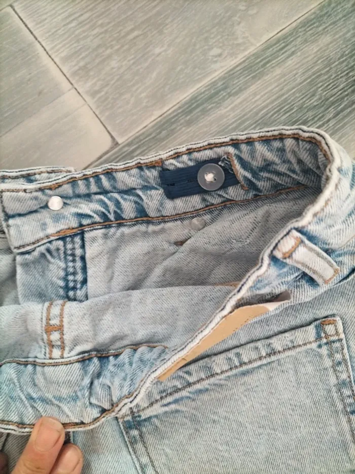 Jupe short en jeans Zara - photo numéro 4