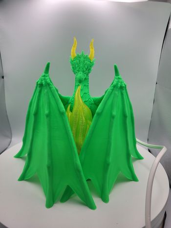 Lampe Veilleuse Dragon Protecteur - Impression 3D