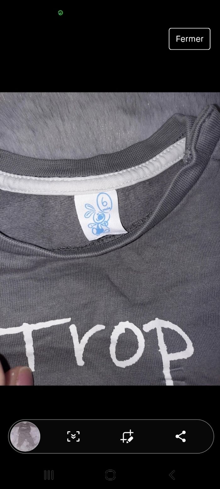 Jogging garçon 6 mois - photo numéro 2