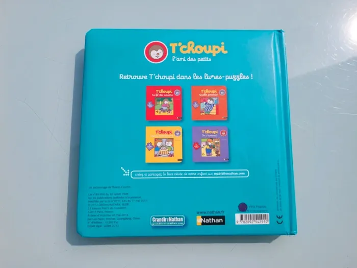 Livre Puzzle T'choupi, Vive l'école ! - photo numéro 8