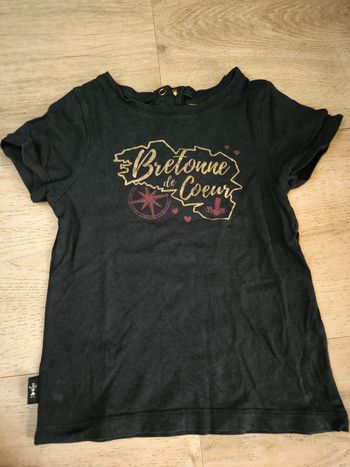 Tee shirt à l aise Breizh 4ans