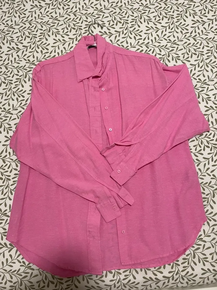 Camisa Rosa Oversized - XS