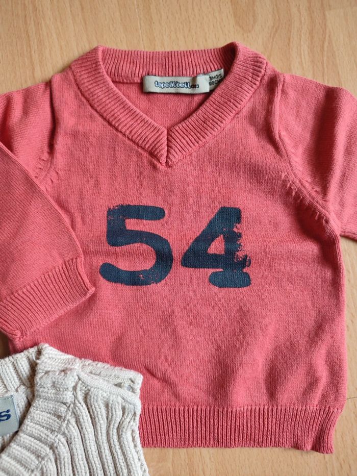 Lot de 3 pulls/sweat TAO et IKKS en 3 M - photo numéro 3