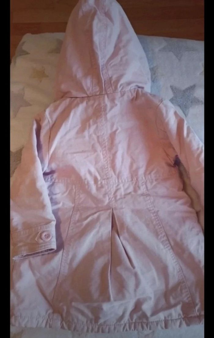 Manteau à capuche doublé rose clair - photo numéro 5