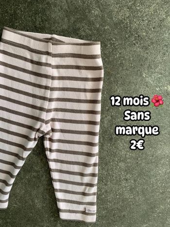 Legging 🌺 12 mois 🌺 Sans marque