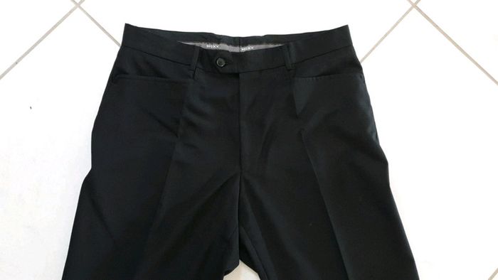 Pantalon de costume noir homme taille 50 - photo numéro 3