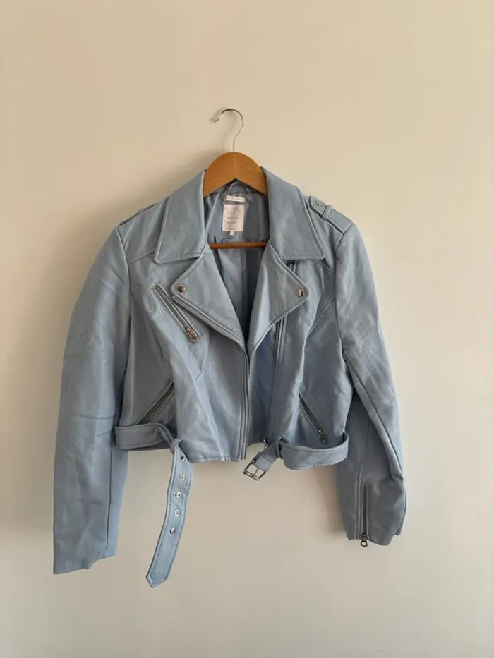 Veste simili, cuir femme