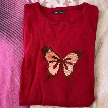 Pull enfant bordeaux