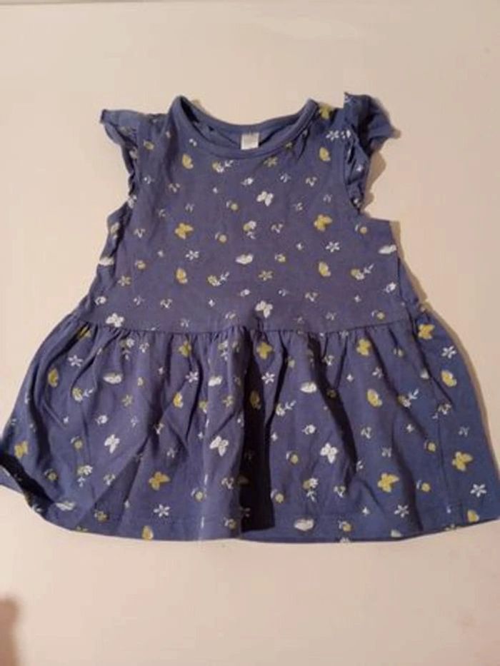 Robe fleurs papillons - photo numéro 3