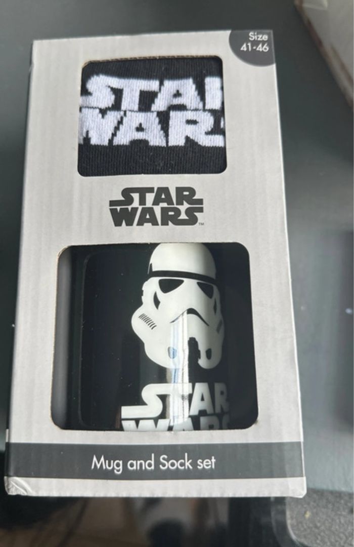 Tasse et chaussette stars wars
