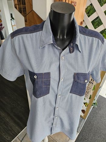 WE chemise bleu taille L