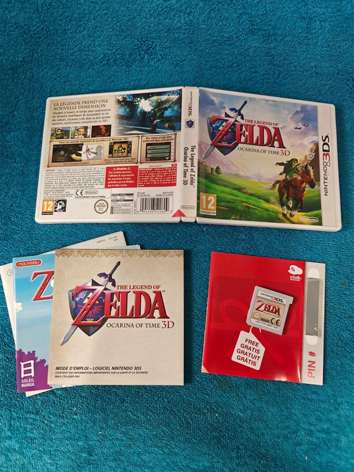 3DS The legend of Zelda ocarina of time 3D avec boitier précommande - photo numéro 2