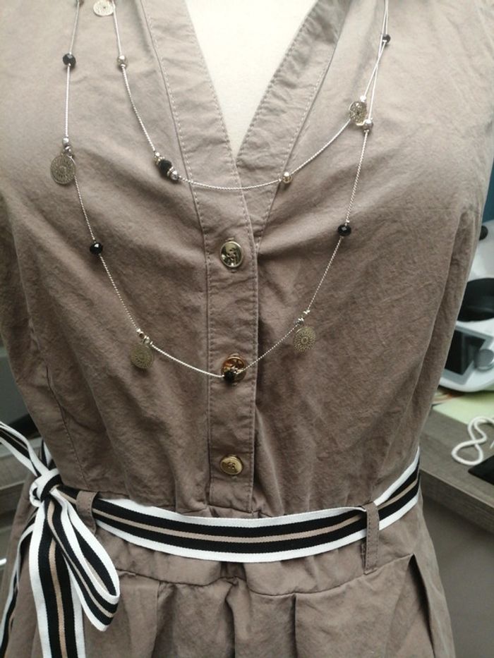 Robe 100%coton style militaire - photo numéro 3