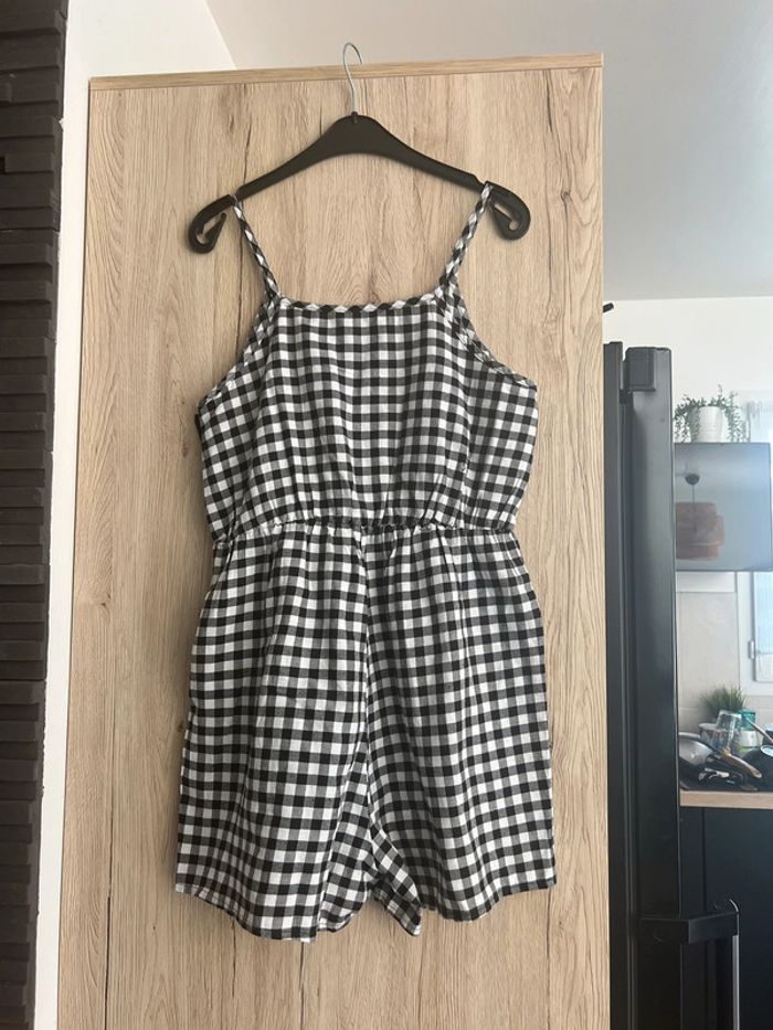 Combishort vichy à carreaux - photo numéro 6