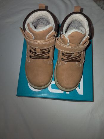 Boots scratch camel garçon