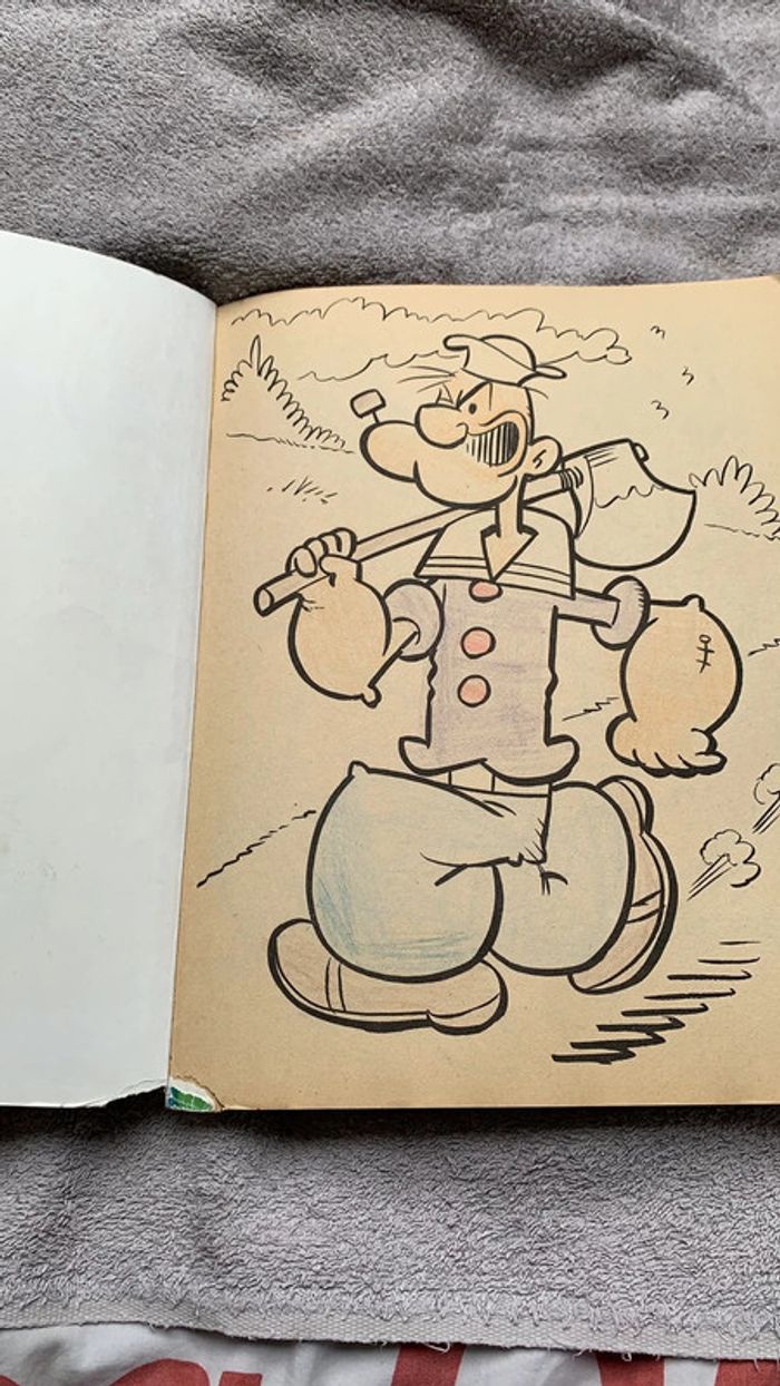 Lot de 3 coloriages des années 1980 - photo numéro 7