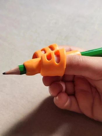 Correcteur de posture d'écriture en silicone souple