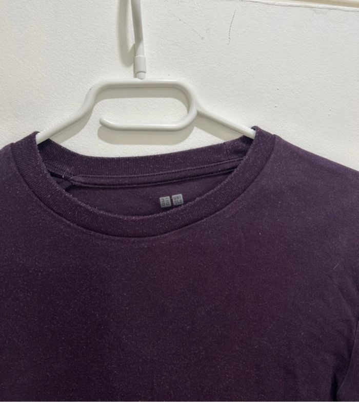 Pull léger Uniqlo XS violet - photo numéro 4