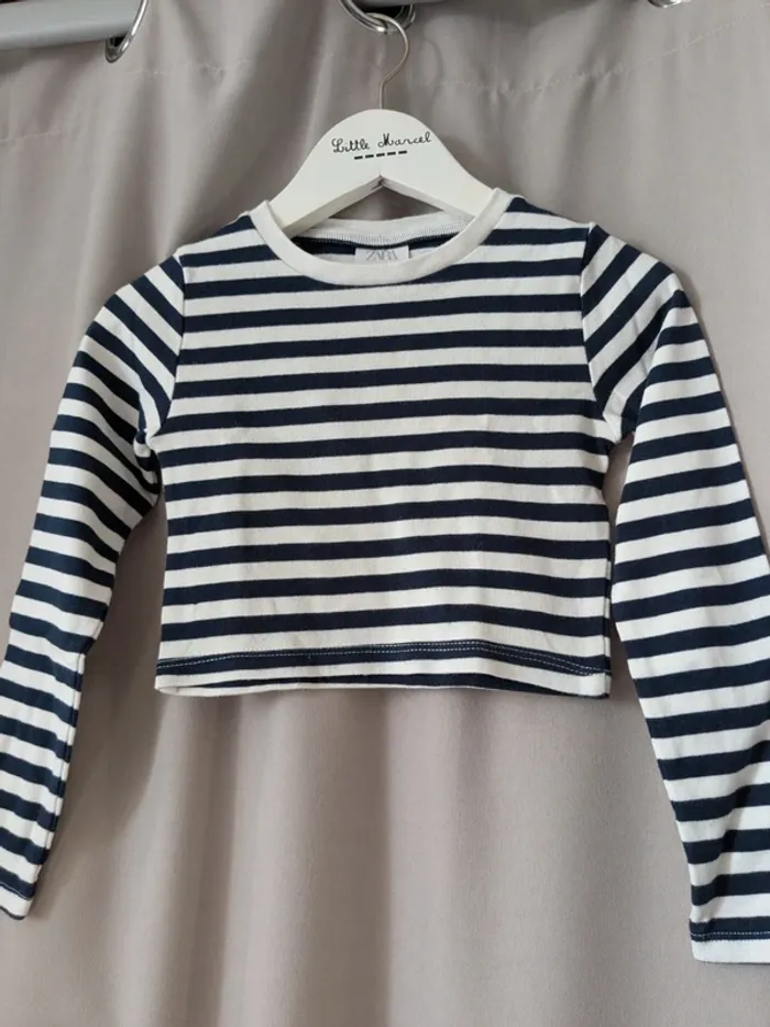 Tee shirt croc top zara