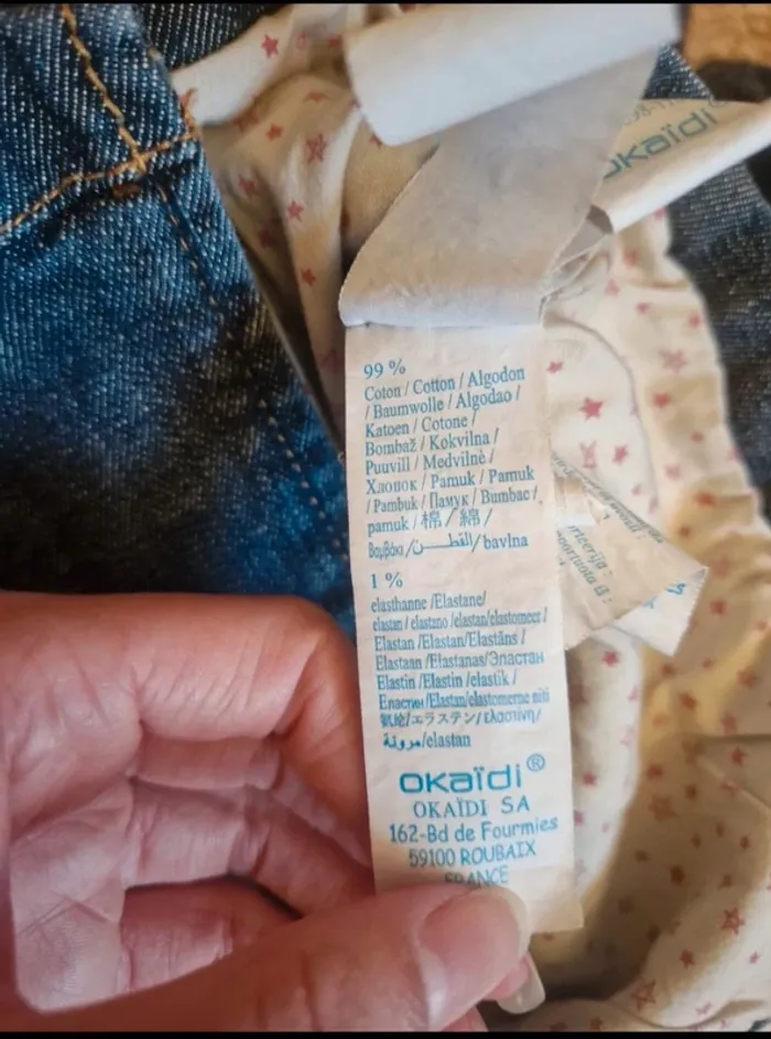 Jolie veste en jean fille okaïdi 6 ans - photo numéro 7