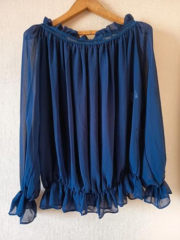 Tunique manches longues. Transparent. Grande taille. Marque Amour de pin up.