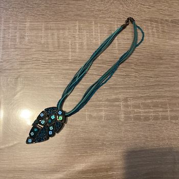 Collier vintage | bleu 🌸