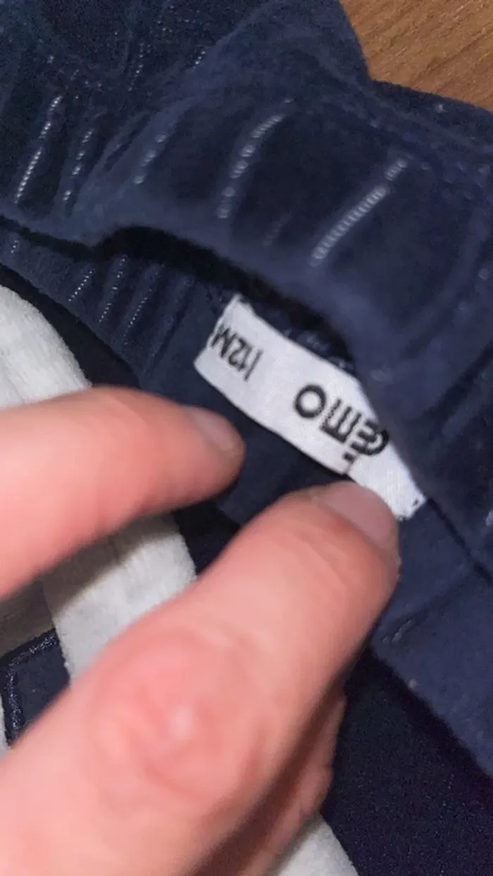 Pyjama velour 12 mois Gemo - photo numéro 6