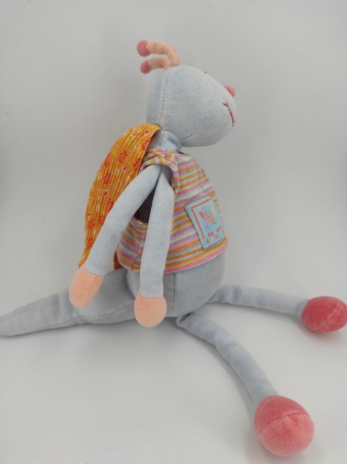 Doudou Libellule bleue Zéphir et Zoé Moulin Roty - photo numéro 2