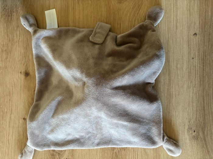 Doudou plat lapin marron étoile attache sucette simba toys - photo numéro 3