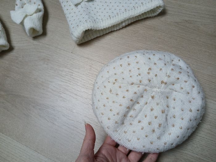 Ensemble bonnet tour de cou + moufle - photo numéro 5