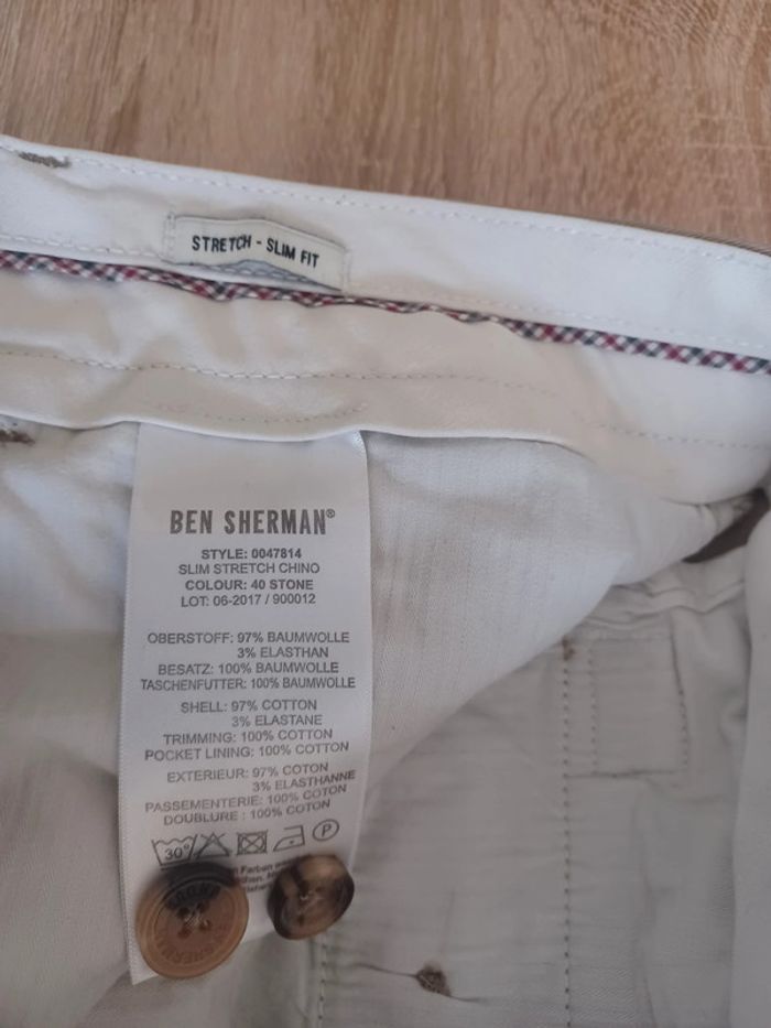 chino ben sherman w30 - photo numéro 5