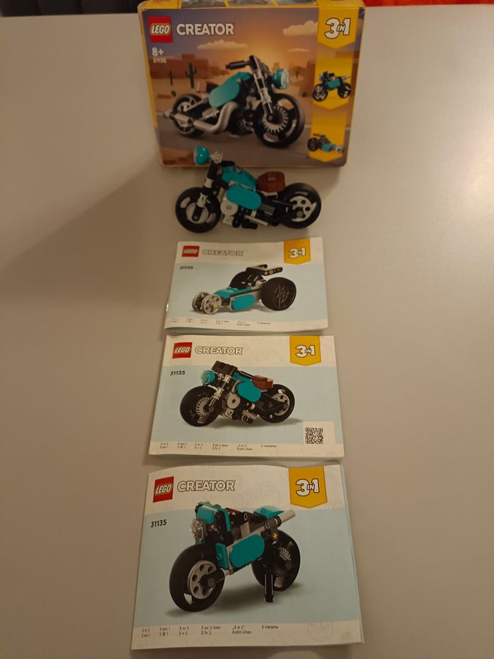 Lego  Creator 3 en 1 La moto ancienne 31135 - photo numéro 2