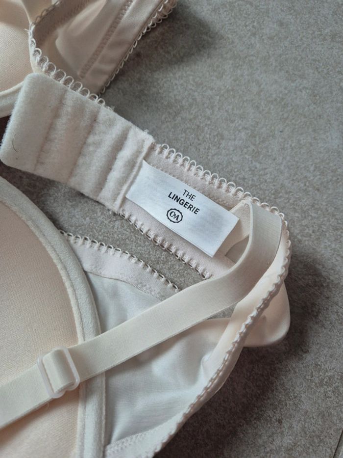 Soutien gorge rose blanc push up c&a - photo numéro 6