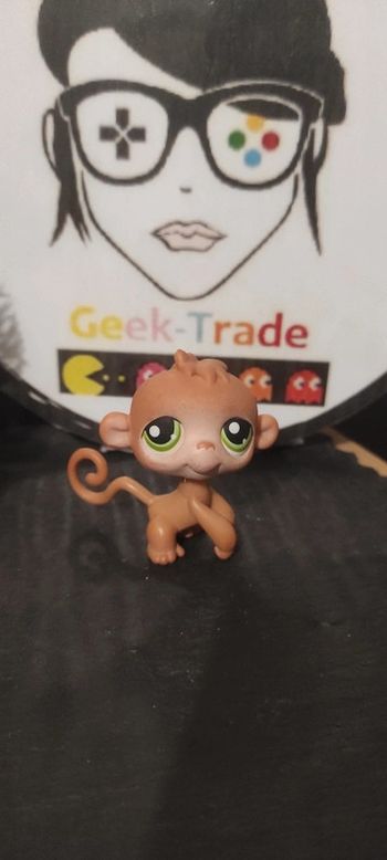 My Littlest Petshop Pet Shop LPS Authentic Hasbro Monkey Spider Singe 373