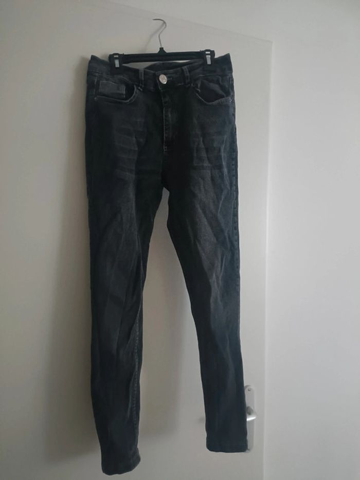Jean slim taille haute S