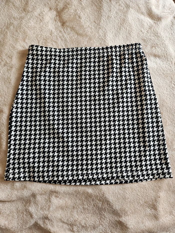 Mini jupe pied de poule Shein