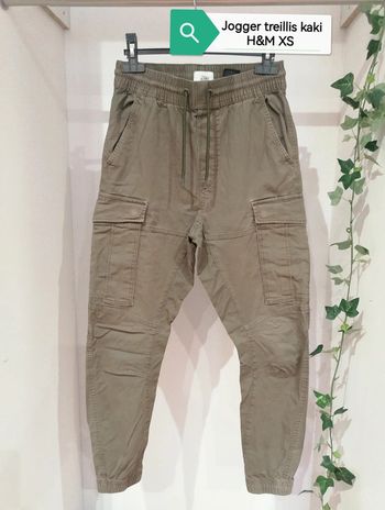 Jogger treillis kaki XS H&M