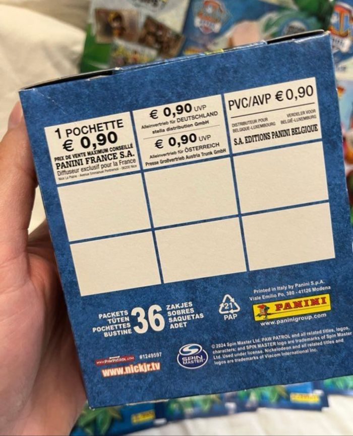 Kit panini stickers Paw Patrol / Pat Patrouille neuf scellé - photo numéro 2