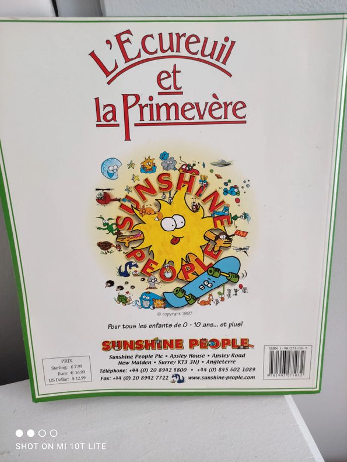 Livre l'écureuil et la primevère - photo numéro 2